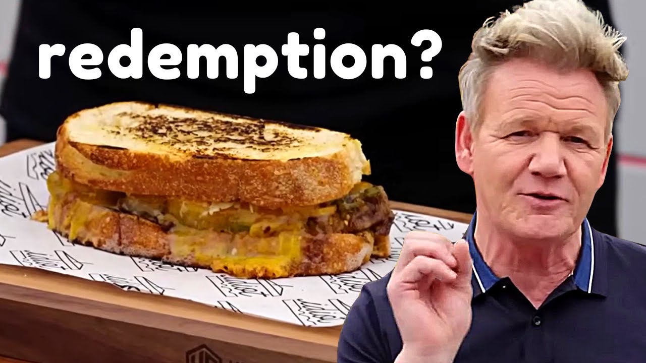 Did Gordon Ramsay fail AGAIN making a Grilled Cheese?