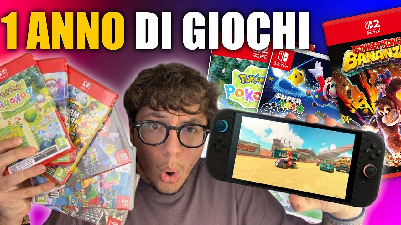 I GIOCHI che ho GIOCATO nel PRIMO ANNO della NINTENDO SWITCH 2!