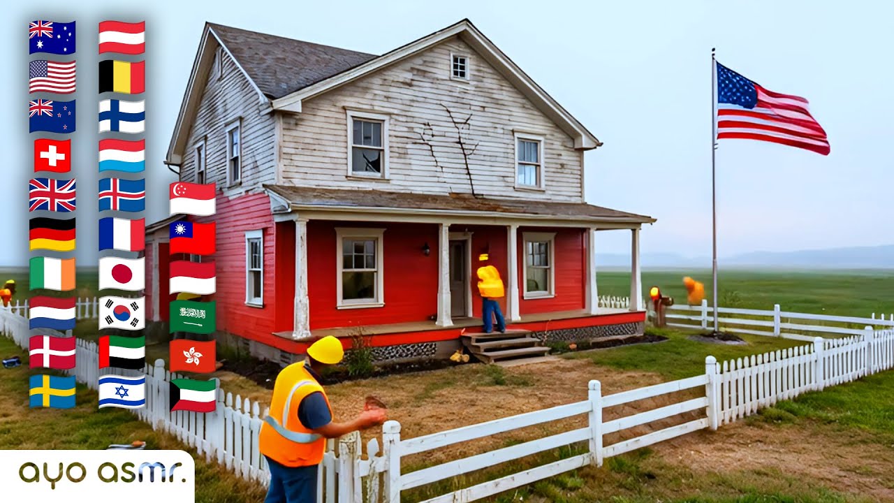 [ASMR] Restoring Abandoned Village Houses Around the World