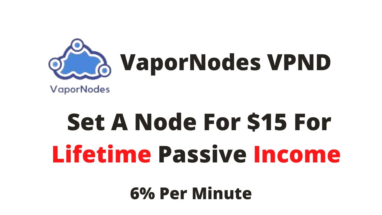 Vapor Nodes VPND - How To Buy And Set A Node - Low Risk High Gain Gamble