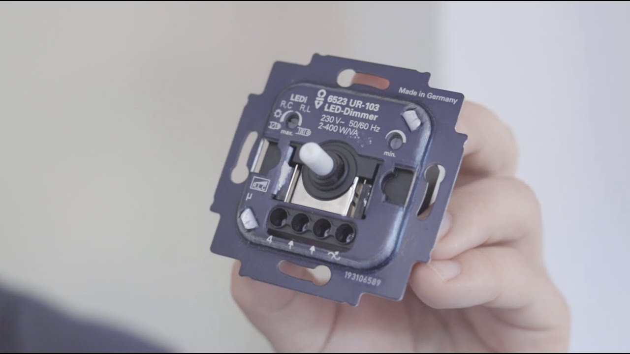 Universele inbouw led-dimmer: alles wat je van een dimmer zou mogen verwachten | Busch-Jaeger