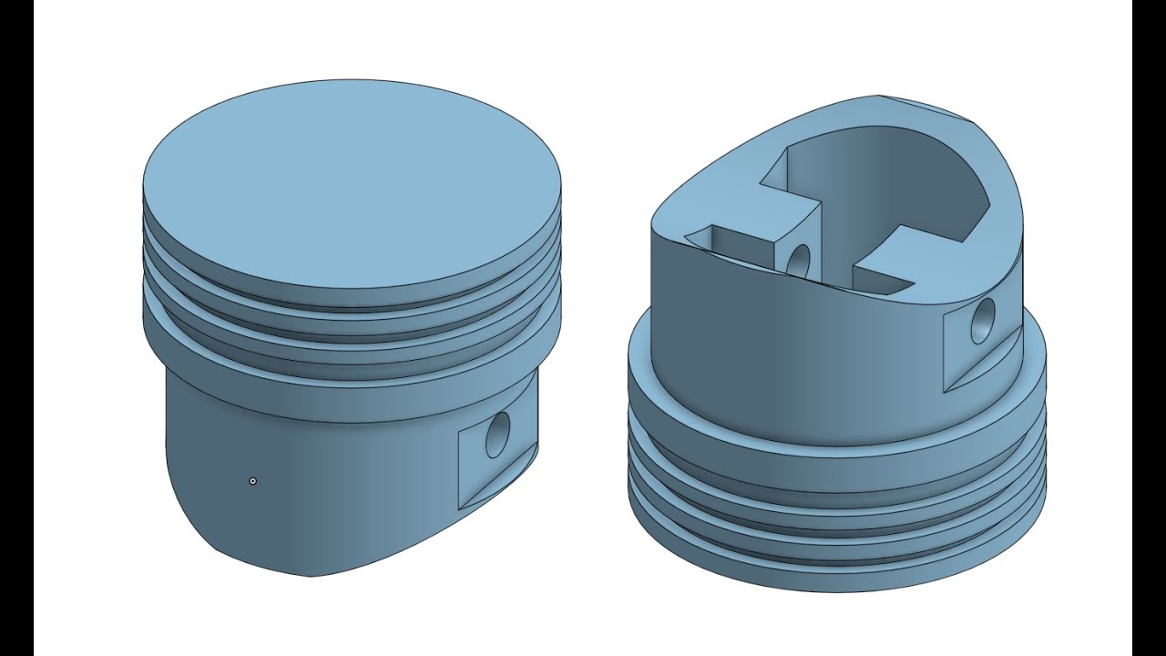 ENGINE PROJECT PISTON - ONSHAPE