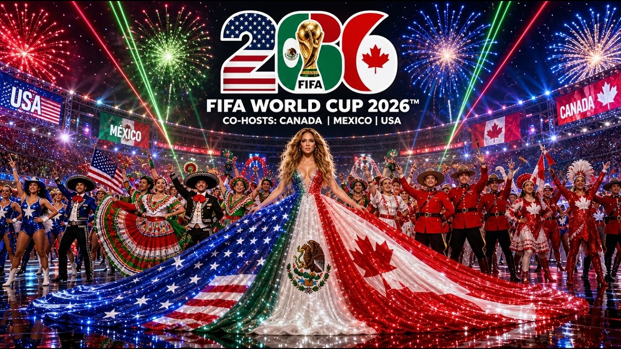 SHAKIRA & PITBULL Perform at FIFA World Cup 2026&trade; | Opening Ceremony 4K