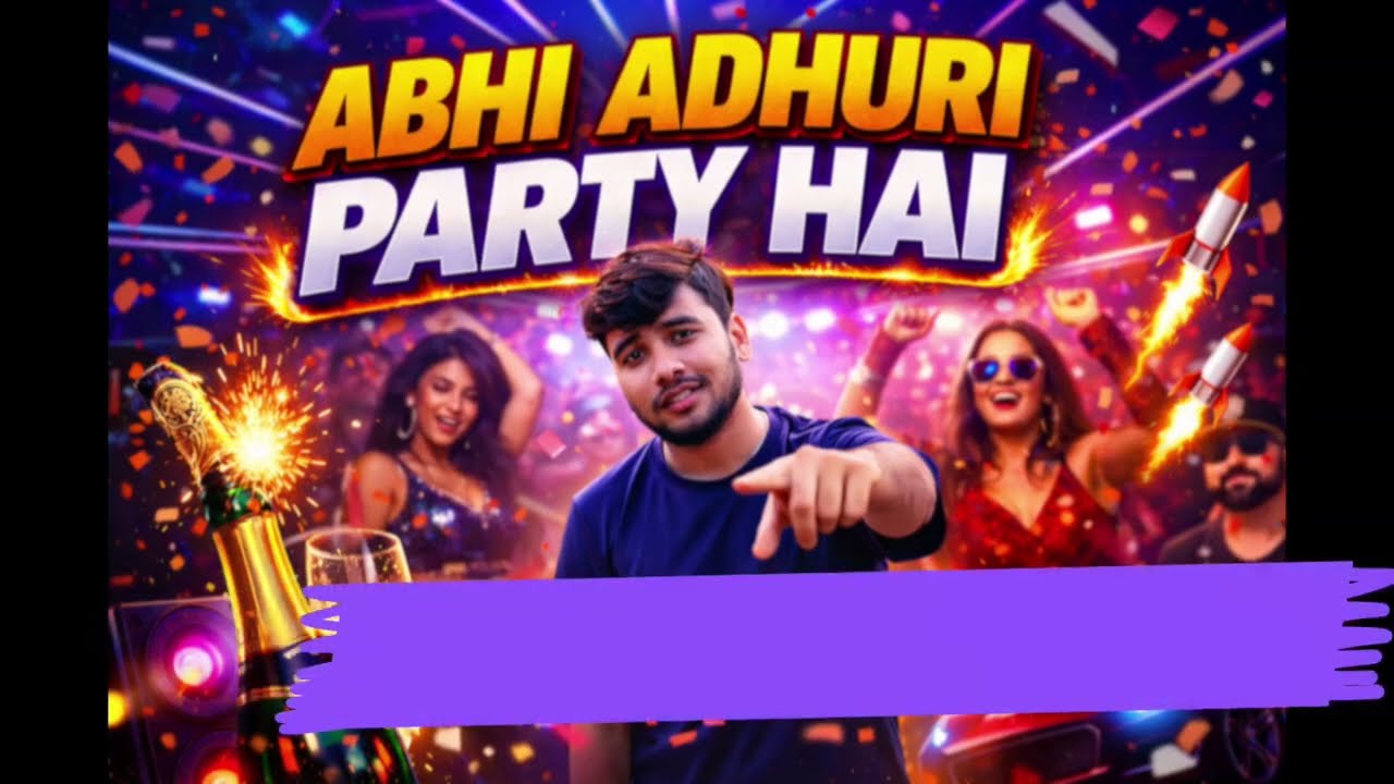 Abhi Adhuri Party Hai 😈🔥 | Hindi Party Rap | Bass Boosted