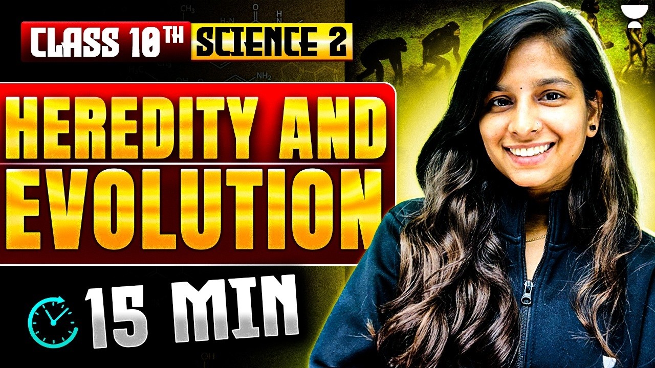 Heredity and Evolution in 15 Minutes | SSC Class 10 Science 2 | Maharashtra Board | Pranita Ma’am