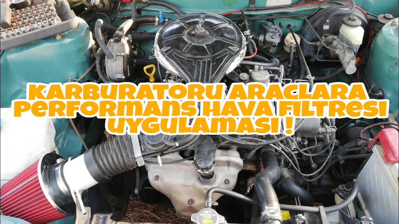 Karbüratörlü araçlarda açık hava filtresi uygulaması ! AE101