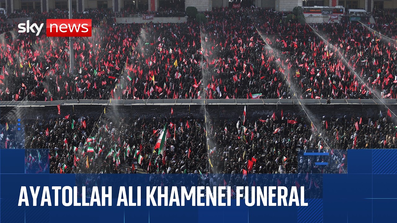 Funeral procession for late supreme leader
