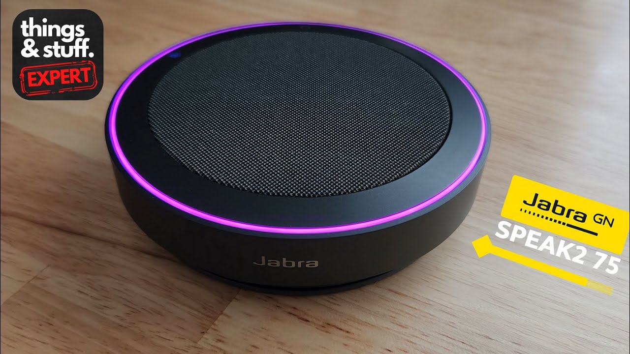Jabra Speak2 75: распаковка, обзор устройства и демонстрация микрофона/динамика