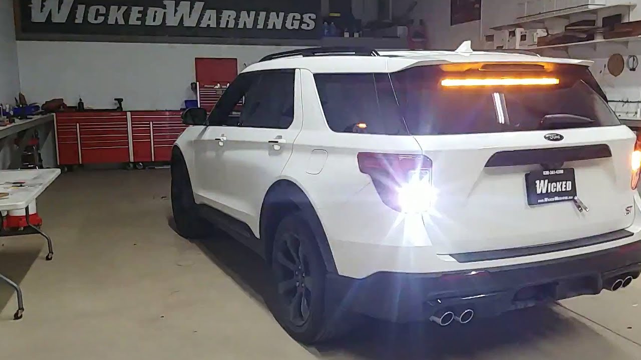 2020 Ford Explorer ST Warning Strobe Lights