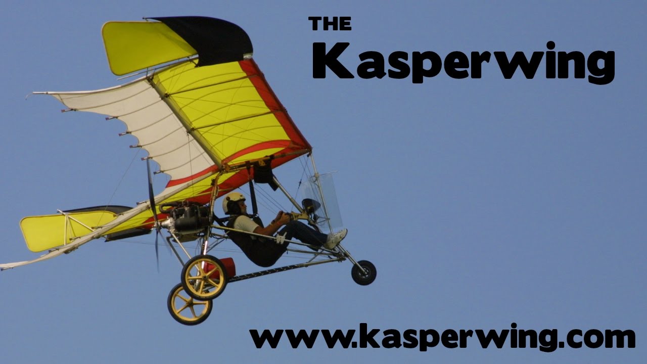 Летающее крыло Kasperwing, сверхлегкий самолет со смещением веса Kasperwing, Витольд Каспер.