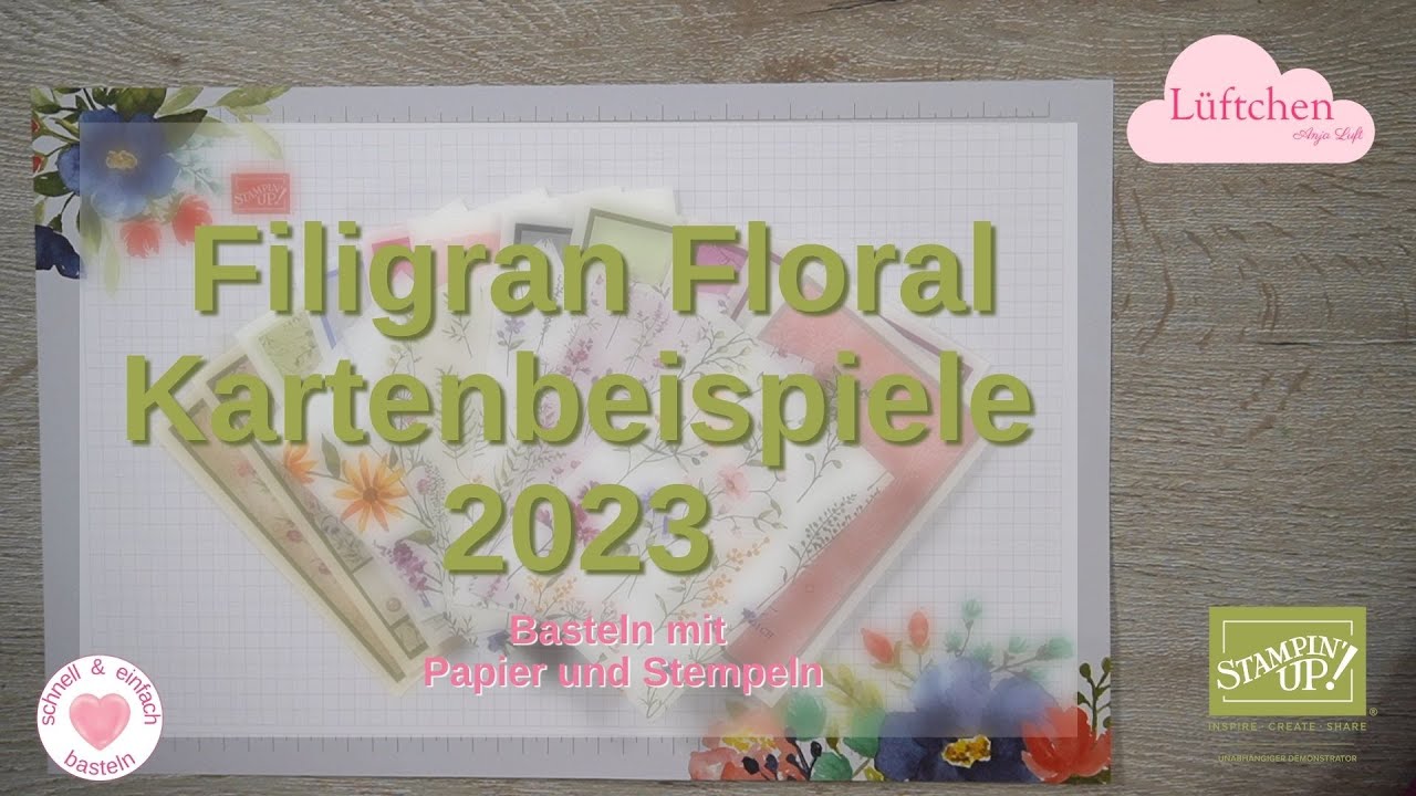 12 Kartenbeispiele Filigran Floral | Stampin Up