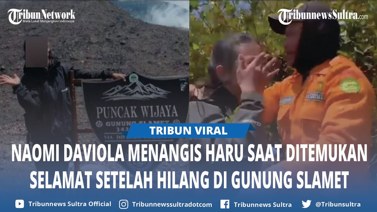 Video Detik detik Naomi Siswi SMK Semarang Menangis Ditemukan Tim Evakuasi