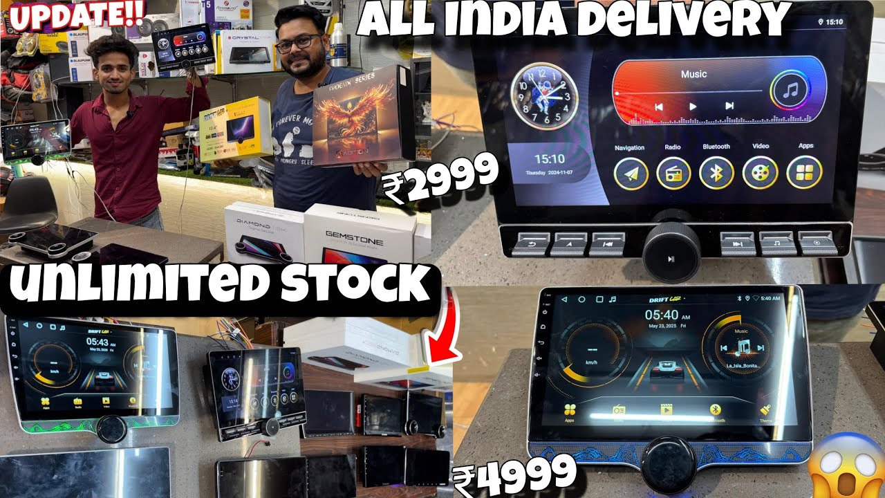 Cheap & Best Android stereo for all cars😱 with Apple carplay & Android auto cheapest Android Stereo✅