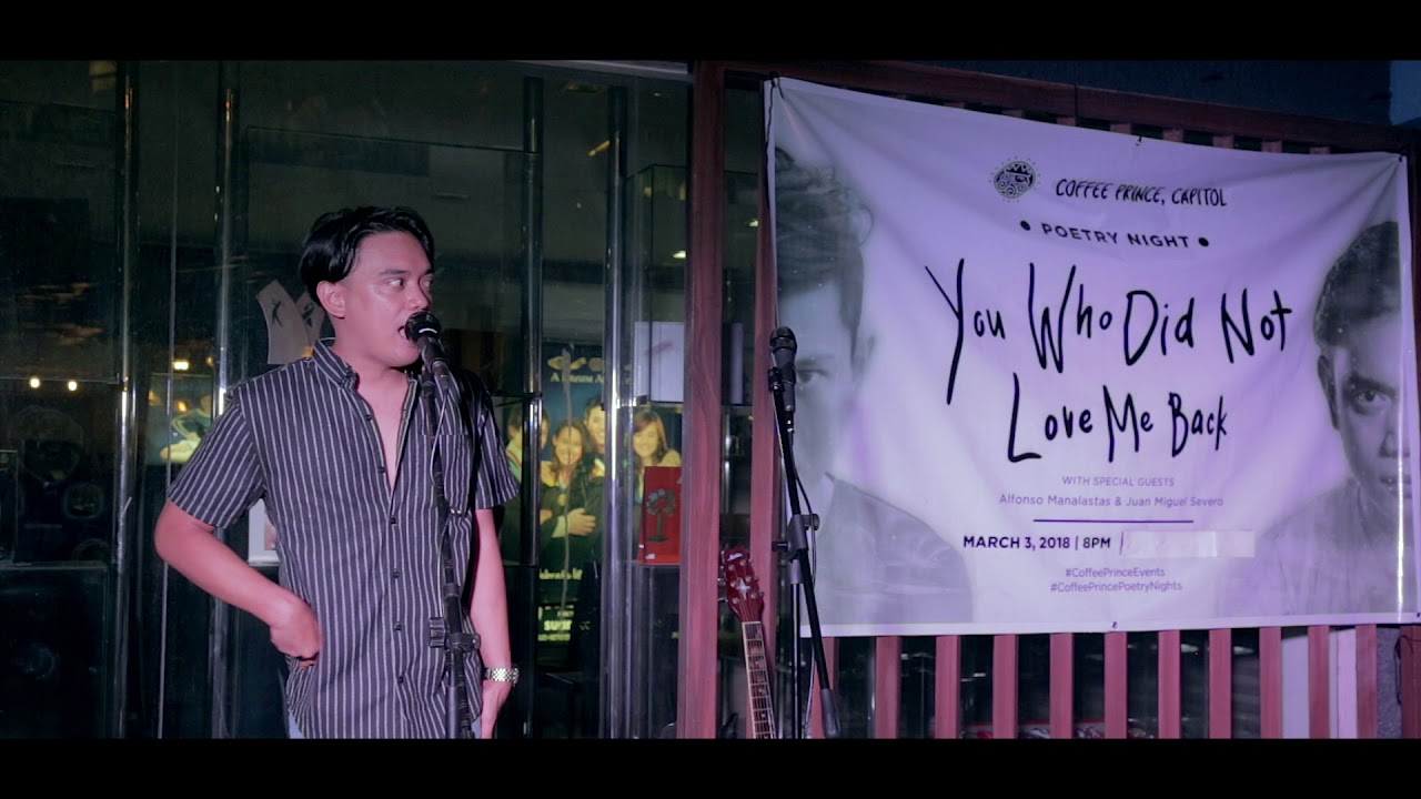 Juan Miguel Severo - COFFEE PRINCE POETRY NIGHT SPECIAL GUEST 3/3/18