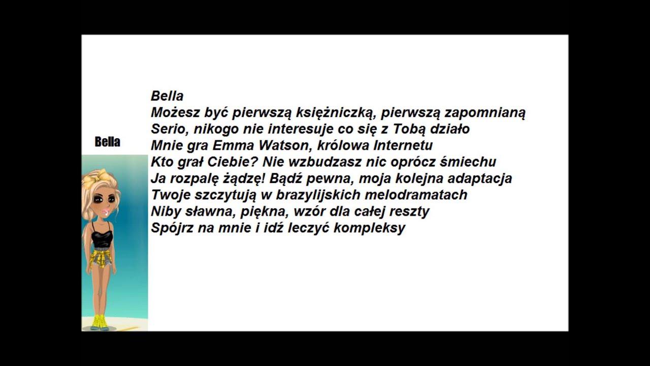 SzpaRap Bella vs Śnieżka - MSP VERSION By Pastelowy Puchatek LOVELY.DIY