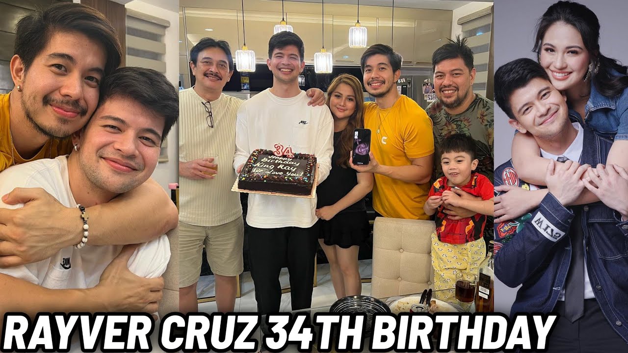 RAYVER CRUZ 34TH BIRTHDAY❤️JULIE ANN RODJUN CRUZ NAGHANDOG SIMPLENG DINNER PARTY SALO-SALO NG FAMILY