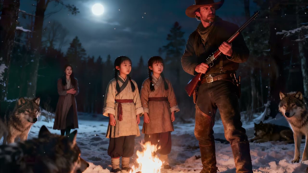 Cowboy Fought Off Wolves To Save Two Chinese Girls | Next Day Their Mother Gave an Unexpected Rewa