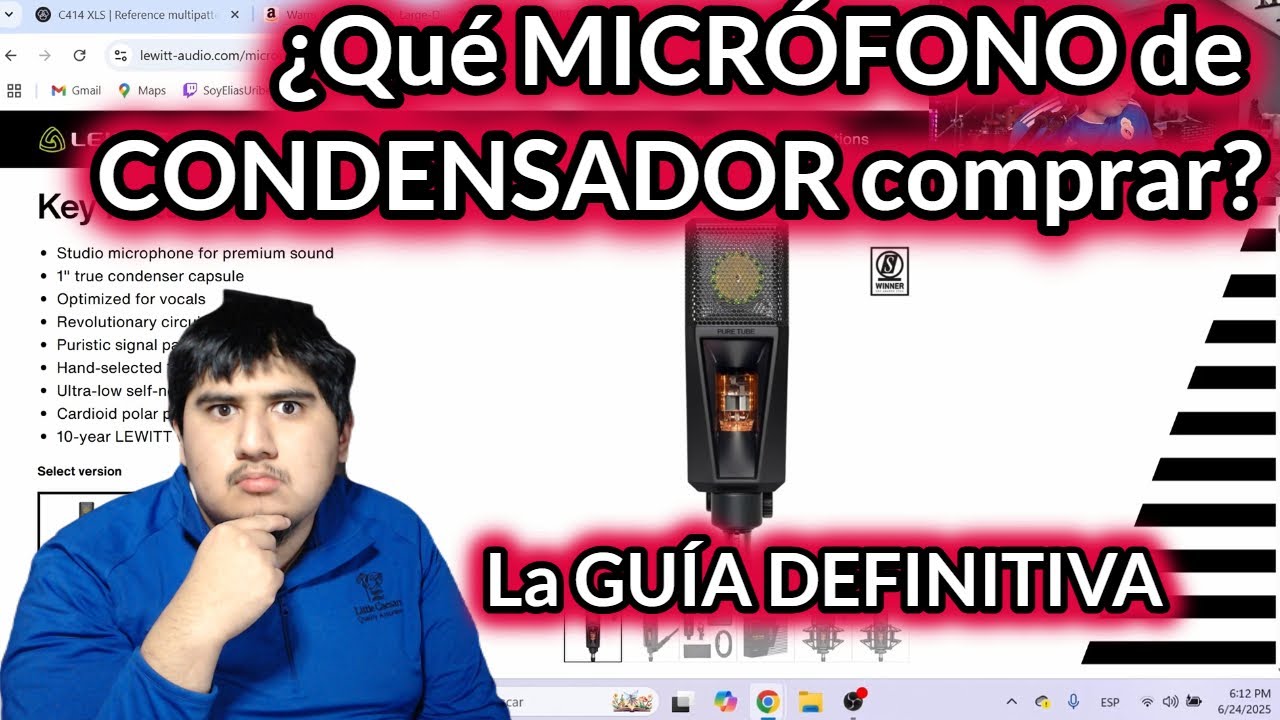 ¿Qué MICRÓFONO de CONDENSADOR COMPRAR?