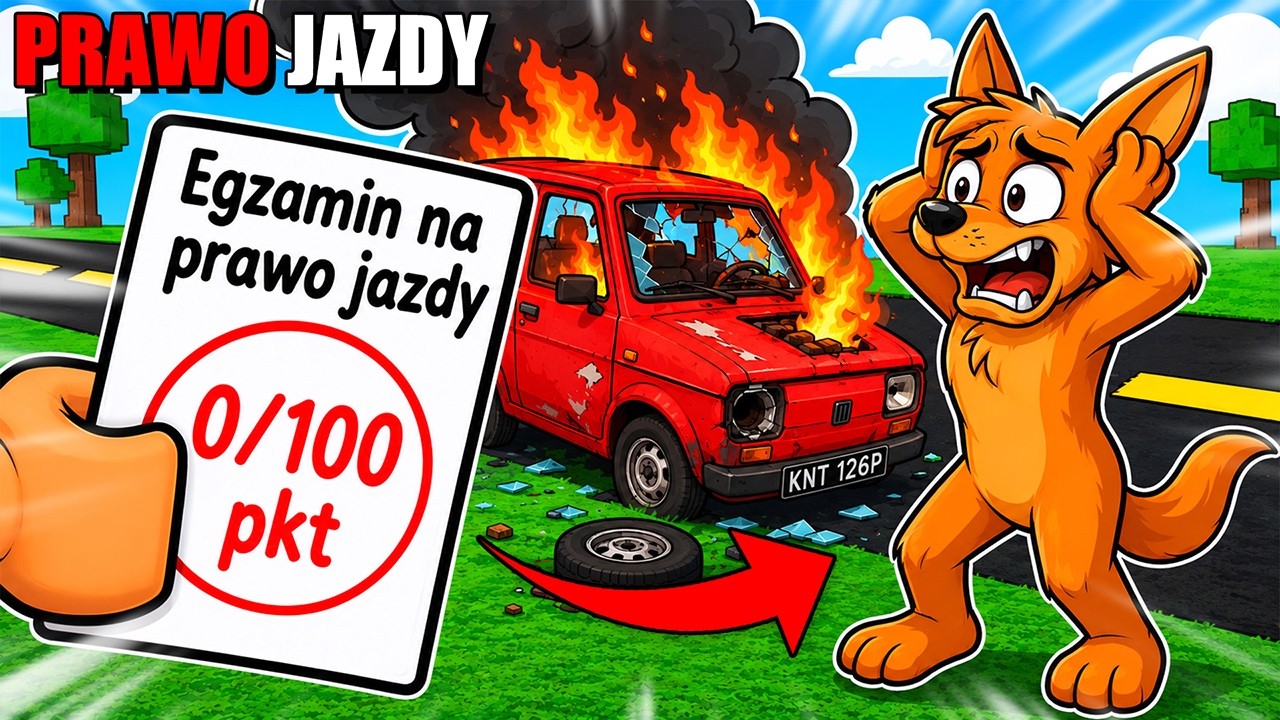 ZDAJĘ PRAWO JAZDY w Roblox!