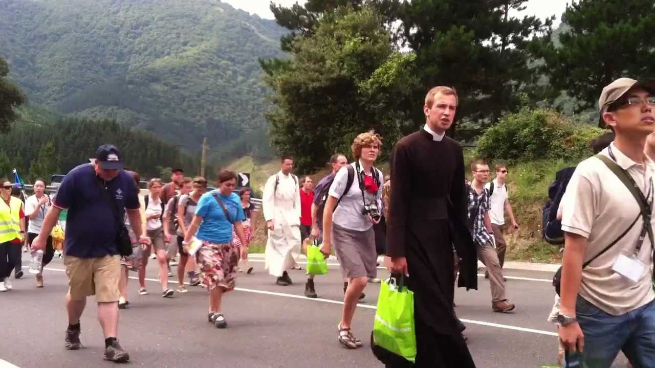 Juventutem 2011 - Days in the Diocese: Climbing to Urkiola National Park