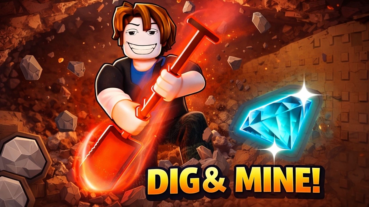 [W11] 💎 Dig 1 Million Blocks (#Roblox)