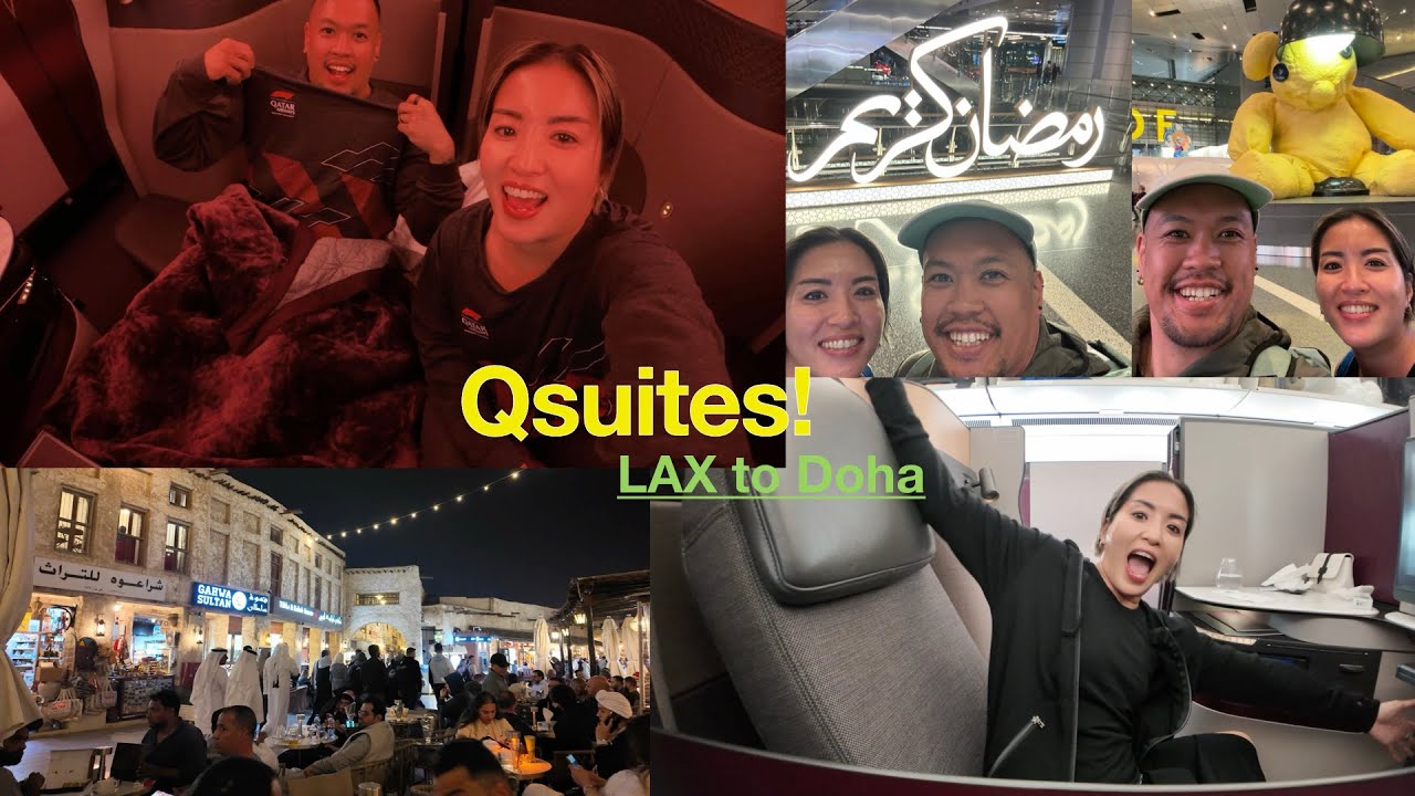 Africa Vlog Series#1: Going to Africa! Qsuites! Doha, Qatar