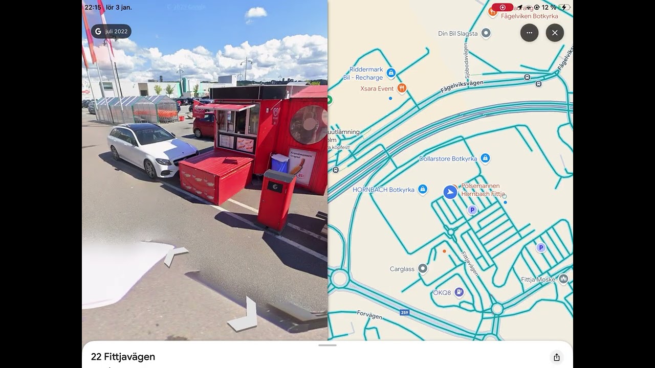 Google Street View - Visiting All Streets in Botkyrka Kommun (Part 1)