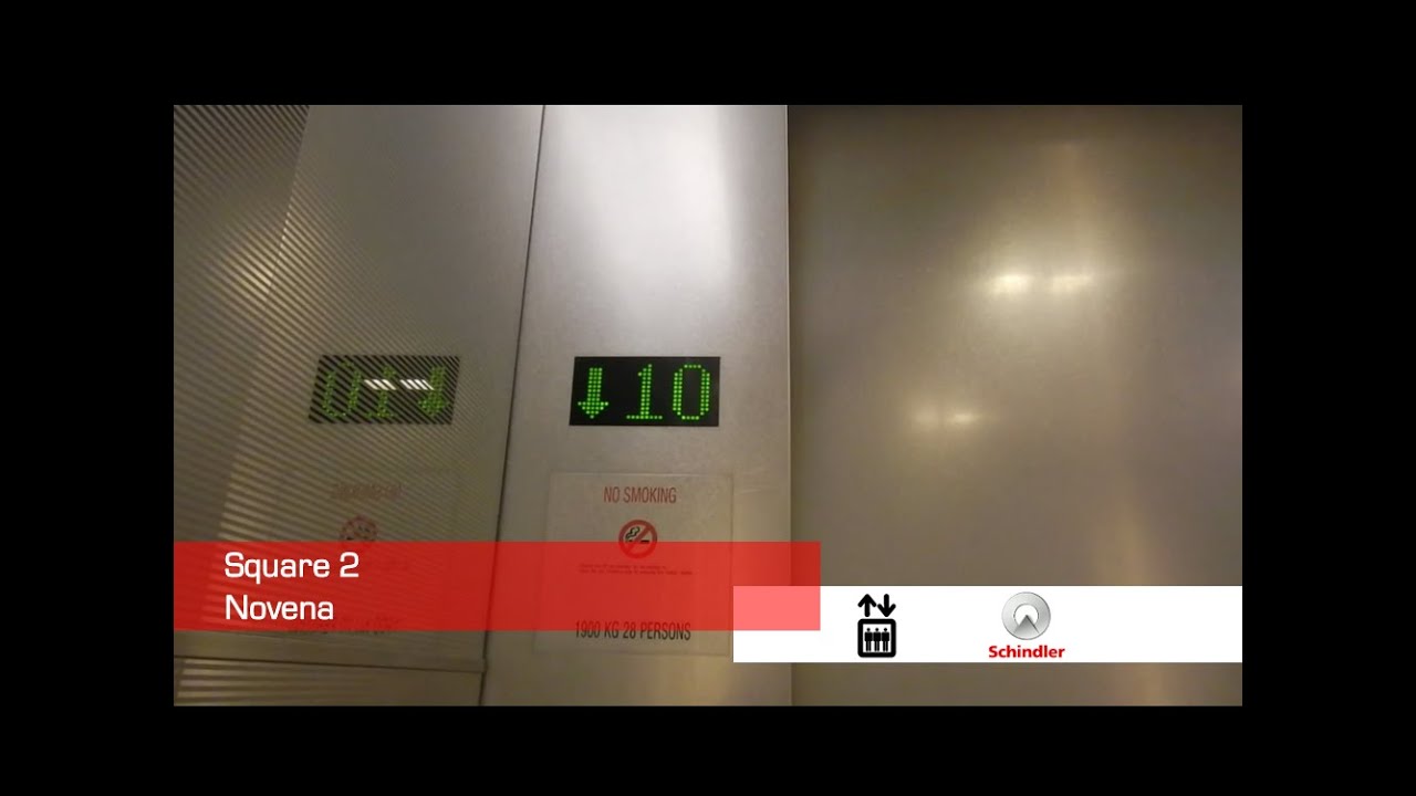 Schindler Traction Elevators at Square 2 Novena, Singapore