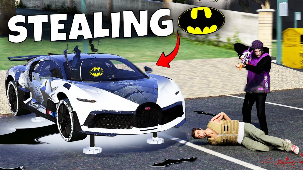 STEALING ANIMATED BATMAN CAR sa GTA 5 | SnoopX