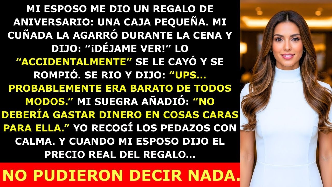 Mi Cuñada “Accidentalmente” Rompió Mi Regalo De Aniversario — Pero Cuando Supo El Precio…
