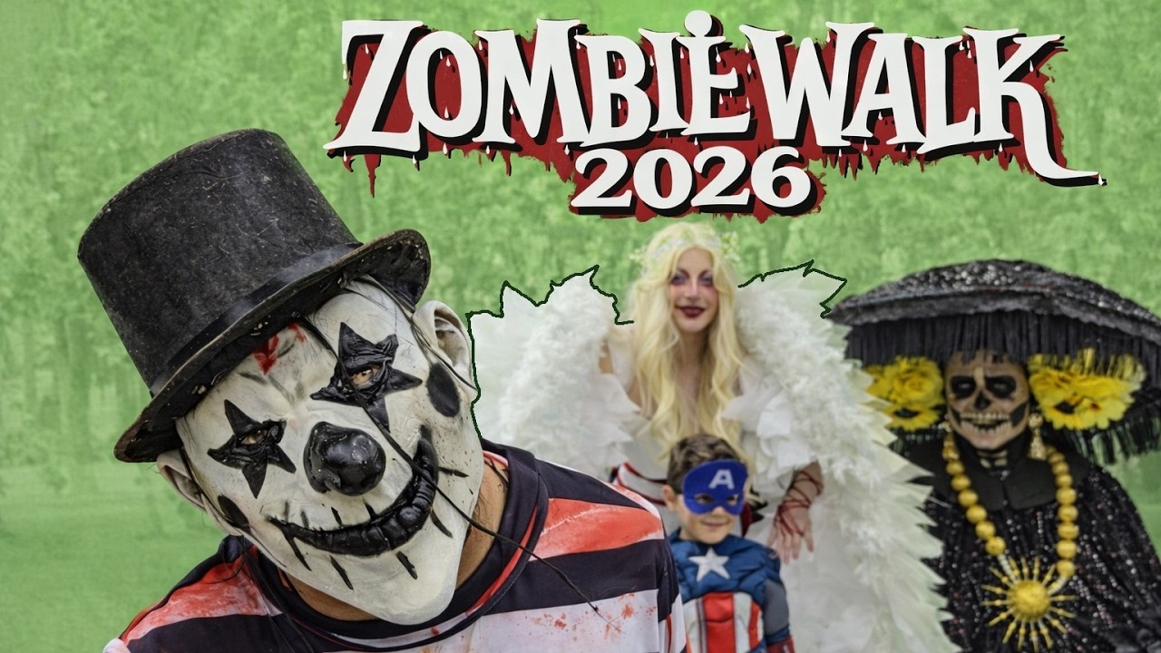 Zombie Walk em Curitiba 2026