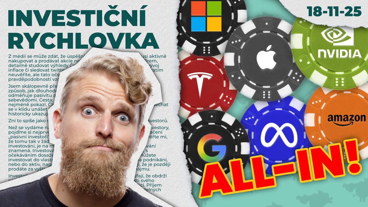 All-in do akcií, proč si nepřipadáte bohatí a Buffettovo odchod 💸 Investiční rychlovka