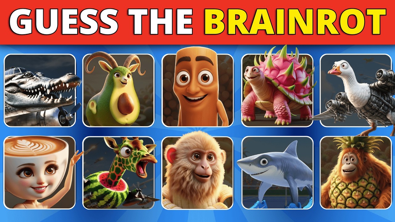 Guess ITALIAN BRAINROT Animals Memes | Guess The Animal Quiz | Tung Tung Sahur, Lirili Larila