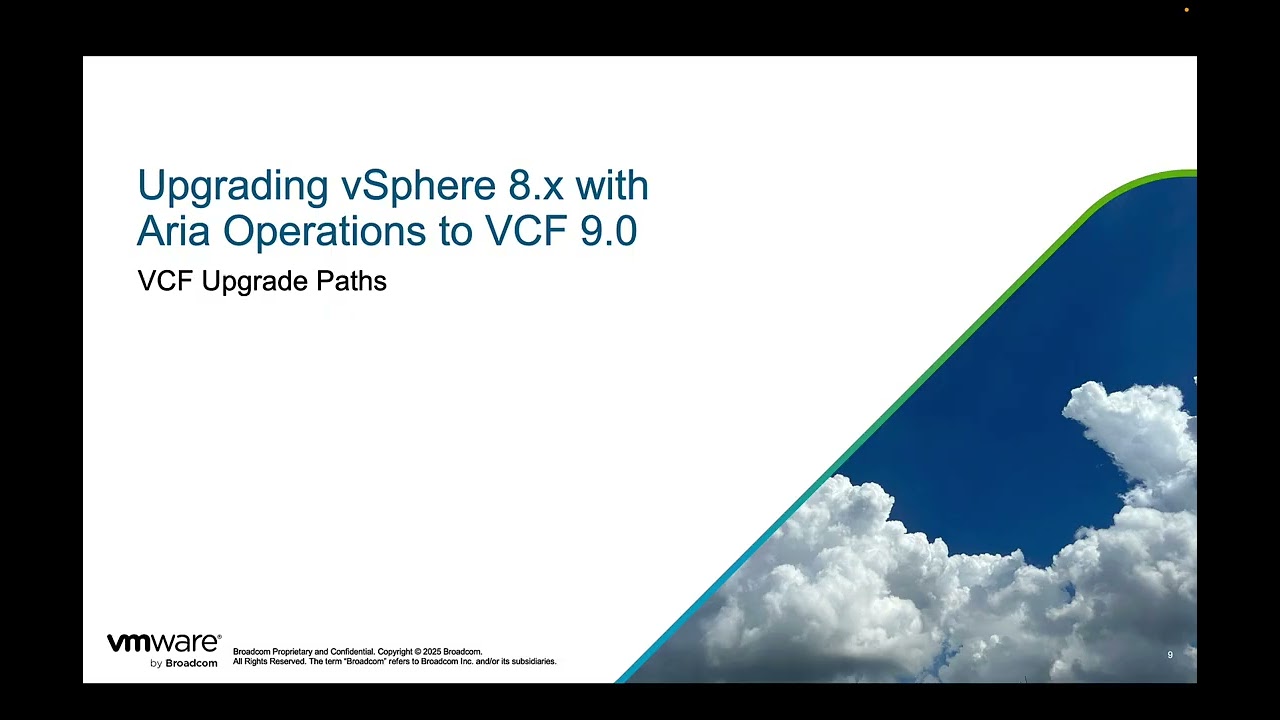 Comprehensive VCF 9 Upgrade Paths Overview
