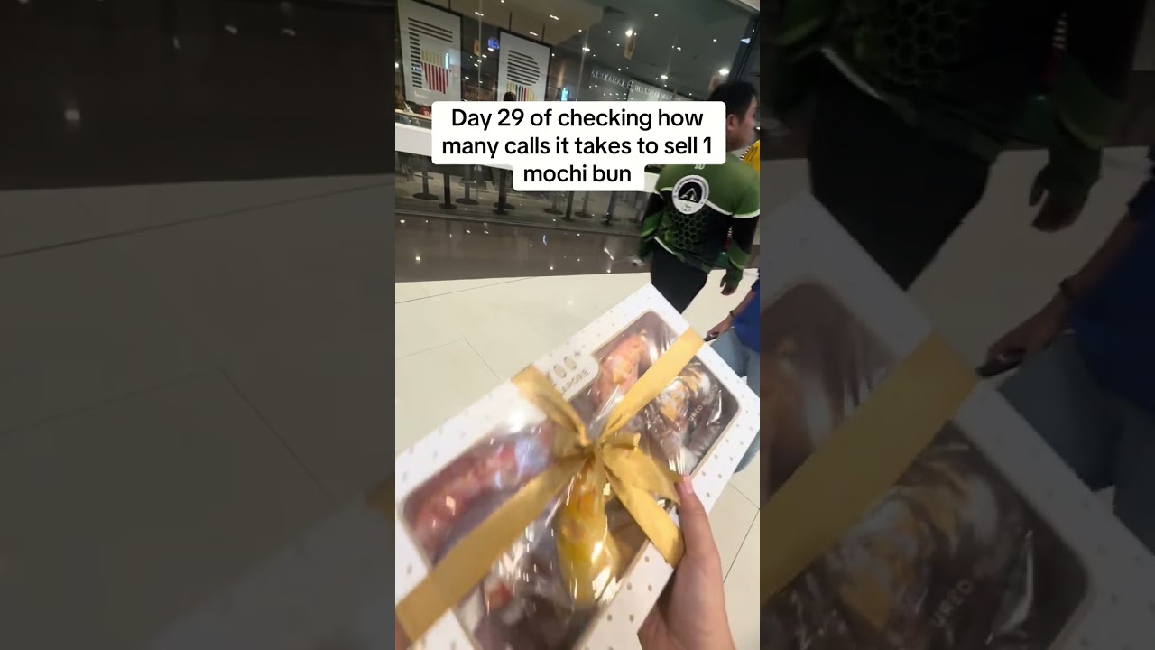 Day 29 of checking how many calls it takes to sell 1 mochi bun