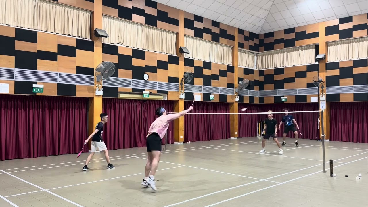 Badminton - Heng/Aug VS Rayson/JC (Round 2/2)