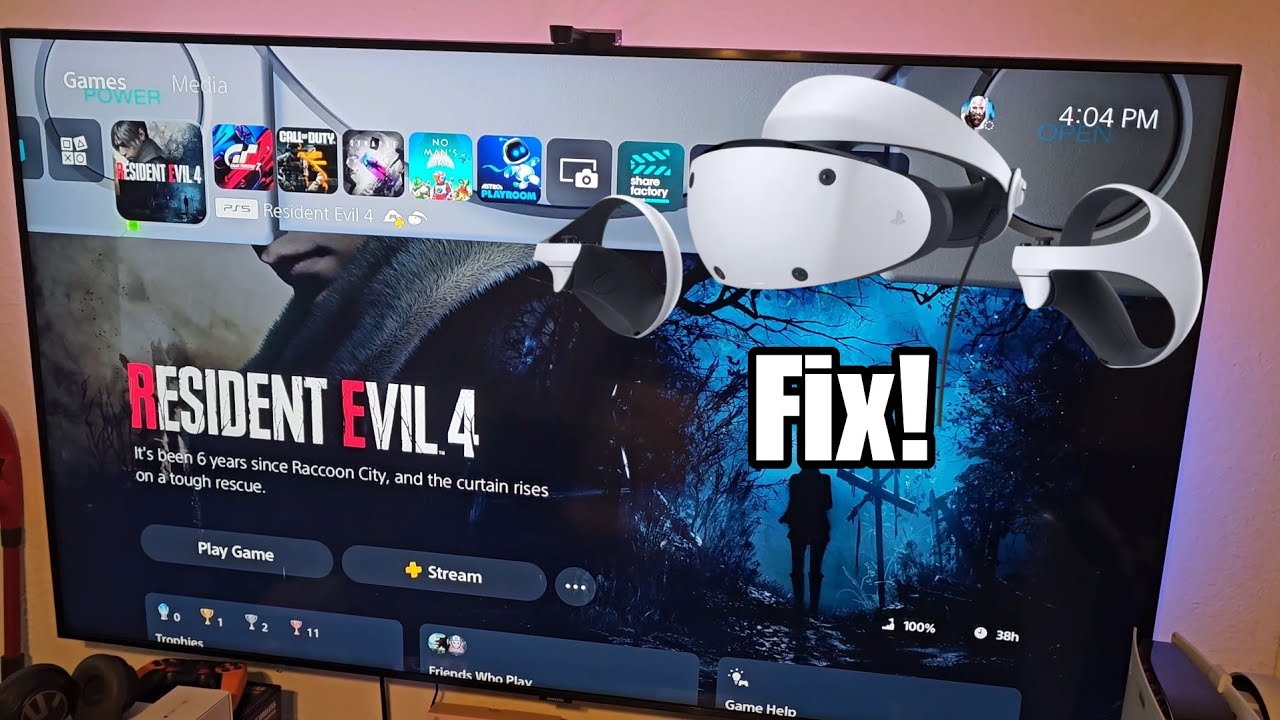 PSVR2 - Resident Evil 4 Not Working! (Try This Simple Fix)