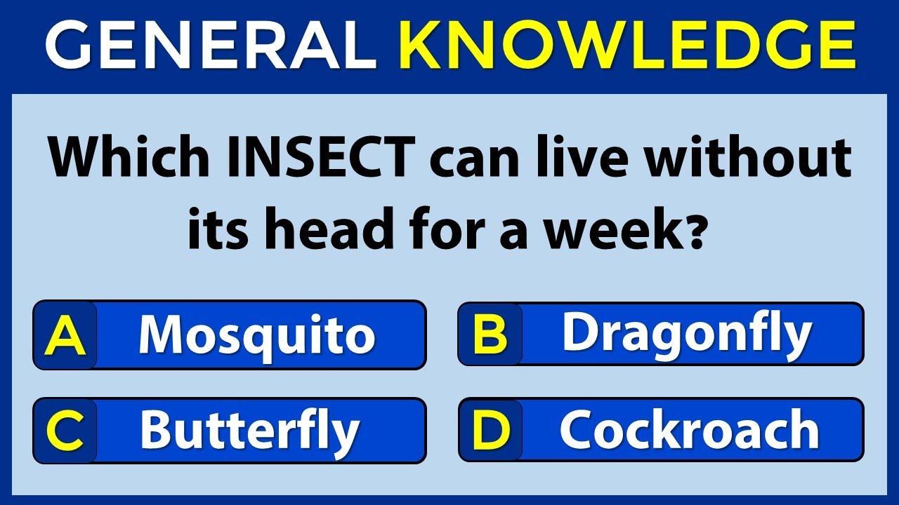 How Good Is Your General Knowledge? Take This 30-question Quiz To Find Out! #challenge 58