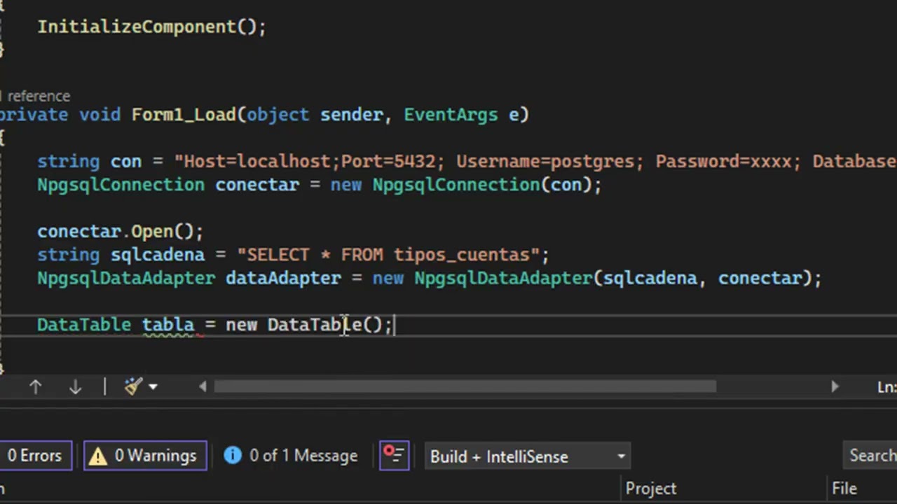 Conexión a PostgreSQL desde C# con Npgsql: Guía Práctica