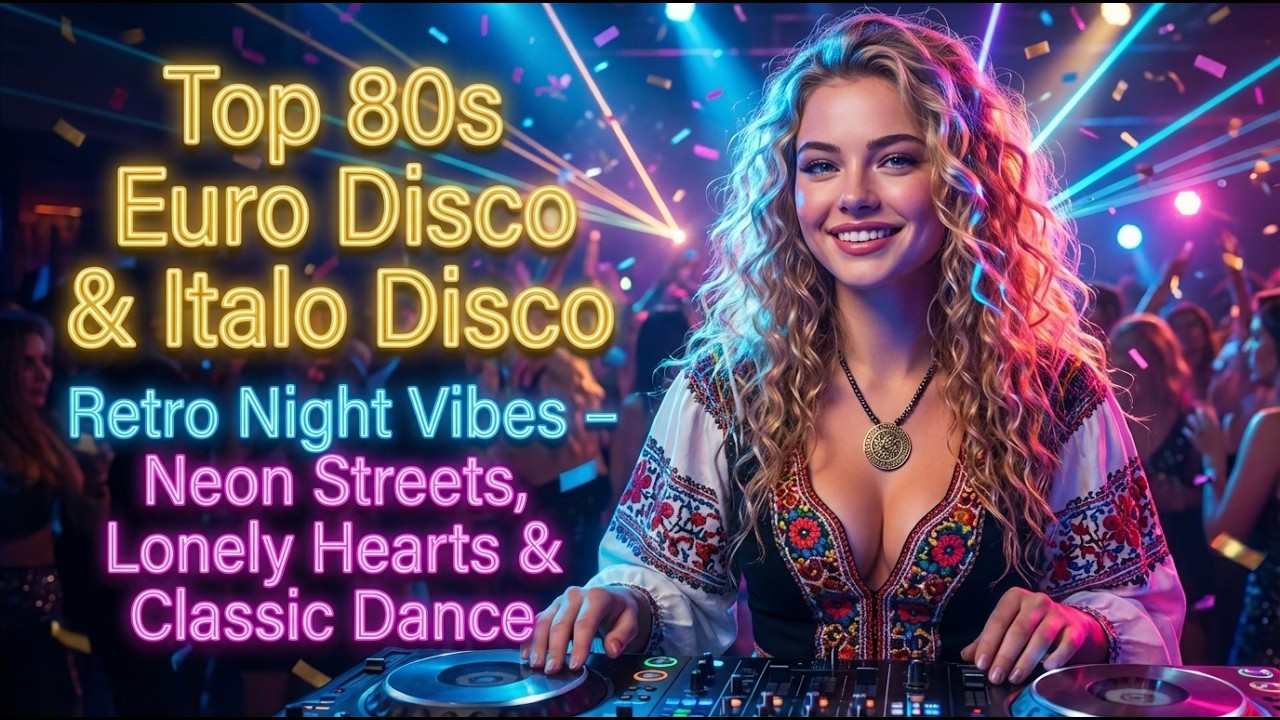 Top 80s Euro Disco & Italo Disco 🌙 Retro Night Vibes – Neon Streets, Lonely Hearts & Classic Dance