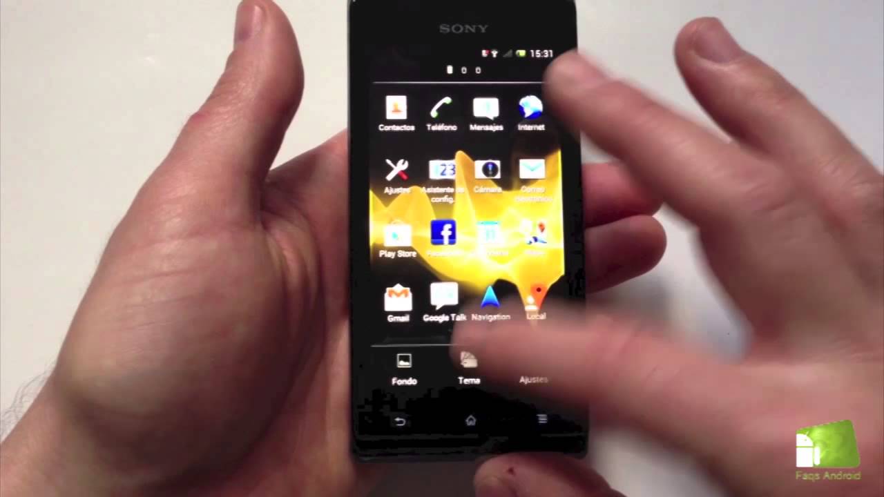 Análisis del Sony Xperia J: Review en español | FAQsAndroid.com
