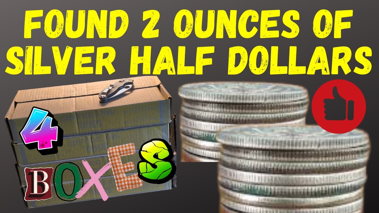 Найдены 2 унции серебряных полудолларов.