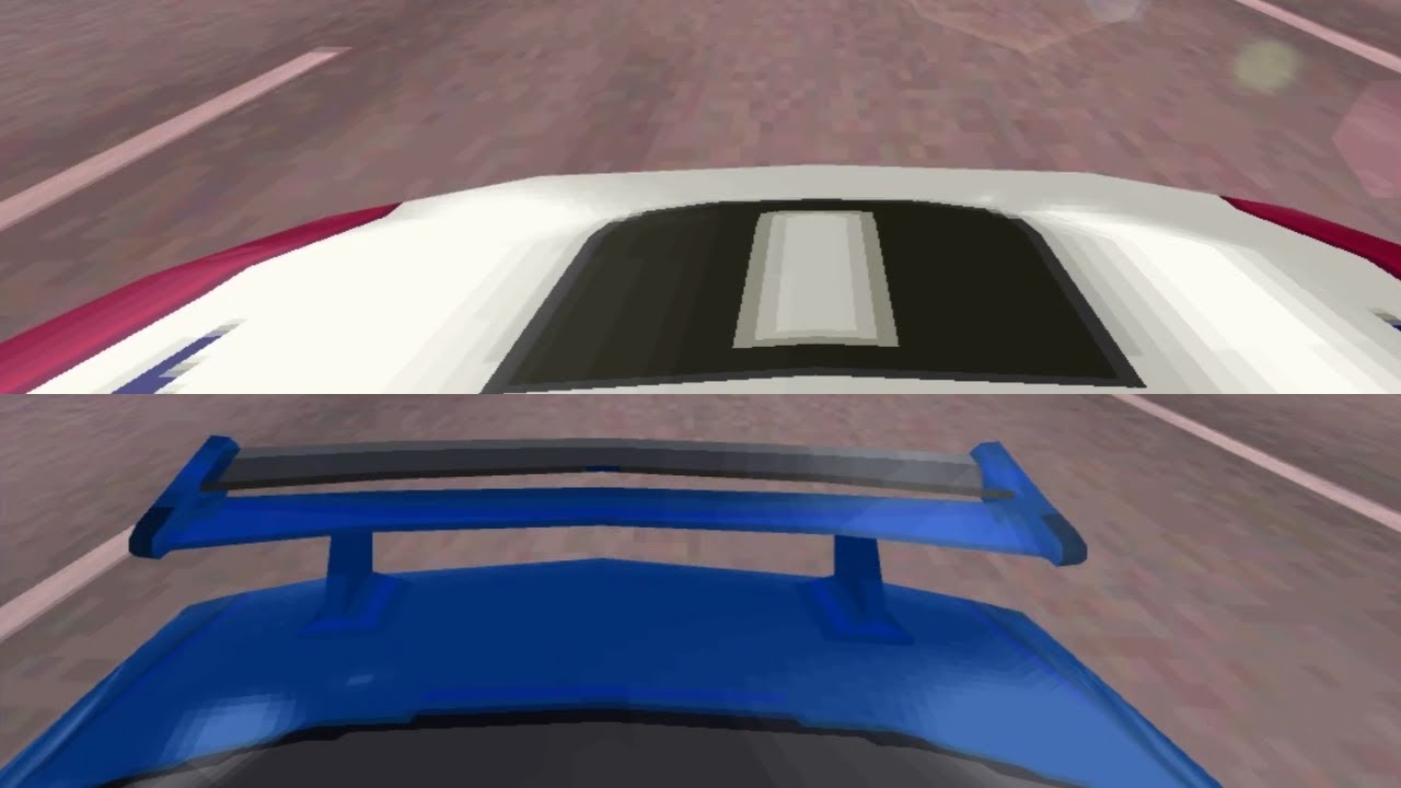 Custom Hood & Trunk cameras for PS1 NFS High Stakes