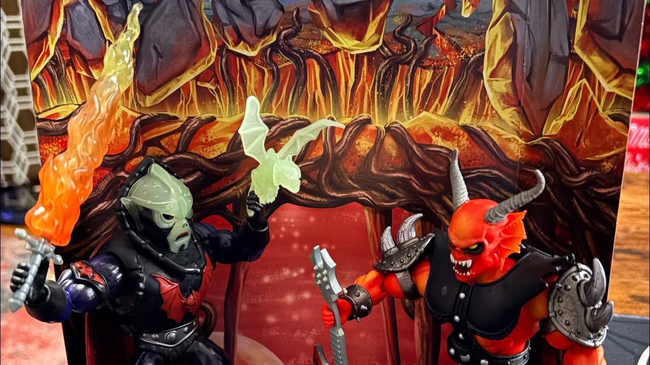 Review of the stranger things x MOTU Hordak and HellFire Man 