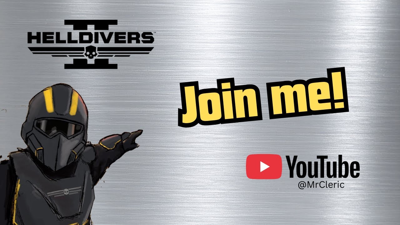 Playing with viewers. JOIN ME! - Helldivers 2