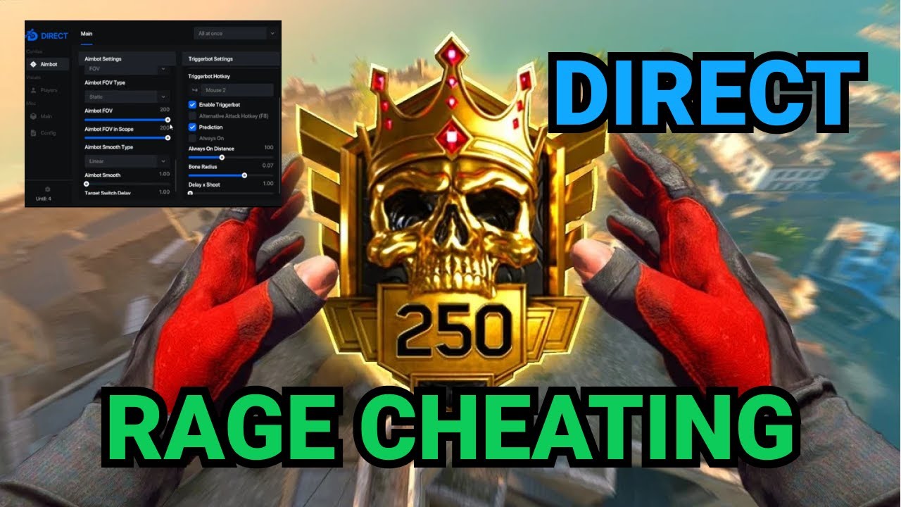 [DMA] Rage Cheating in Top250 MW3 ft. Direct