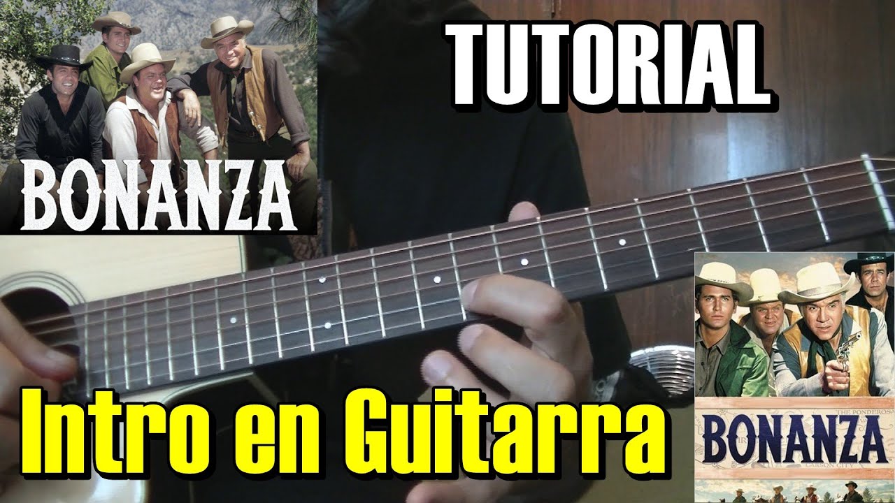Como tocar la intro de Bonanza (Serie TV) en Guitarra acústica/criolla