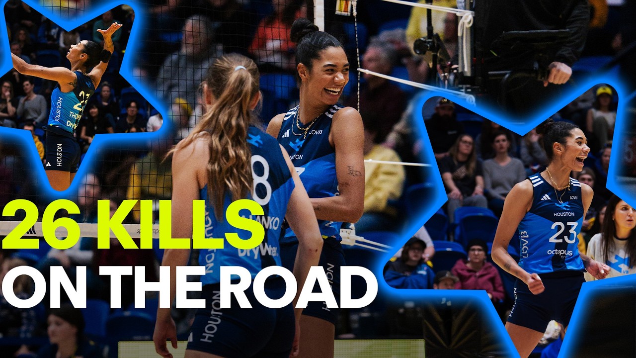 Jordan Thompson Goes OFF | 26 Kills, 12 Digs in LOVB HTX Comeback