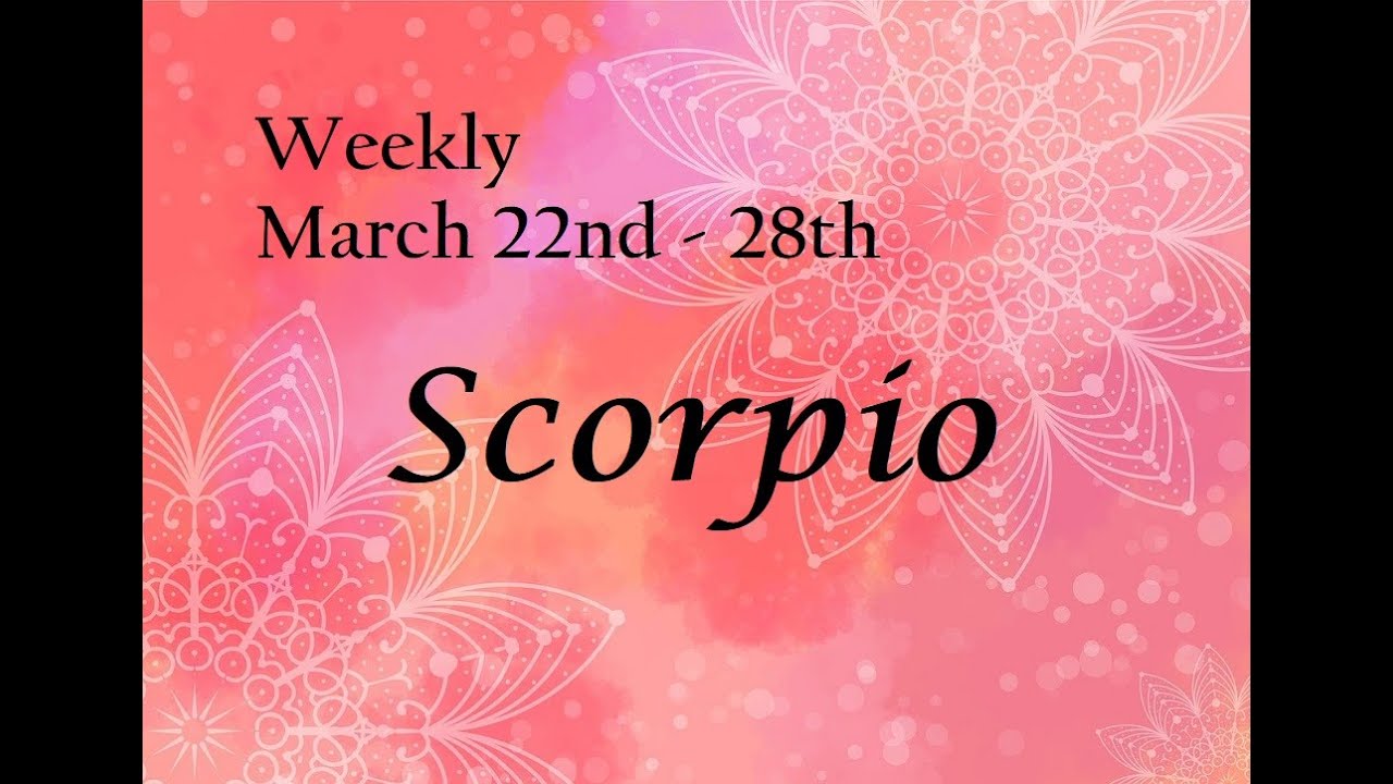 Scorpio ♏️Beautiful offer that brings long term abundance! #Week #March 22nd - 28th #Tarot