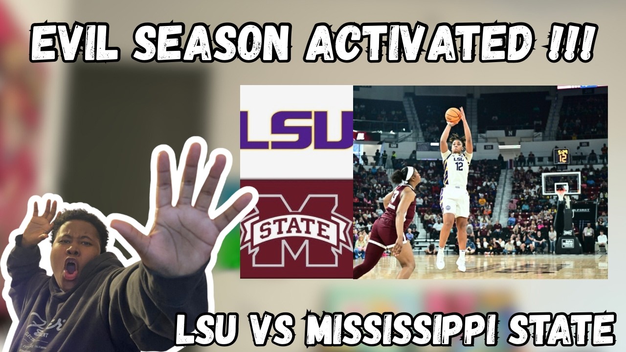 LSU Tigers vs. Mississippi State Bulldogs | Highlights | Women's College Basketball | Reaction